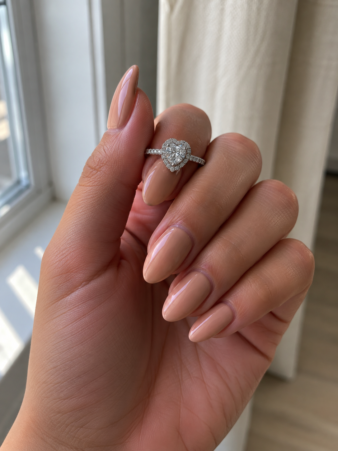 Heart VVS Ring